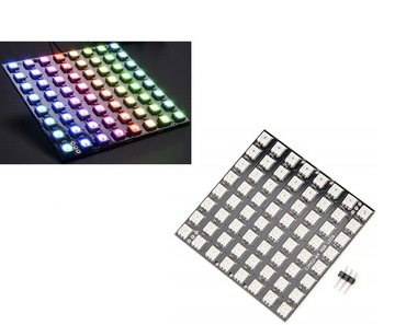 Programowalny moduł 64 x LED RGB SMD 5050 WS2812B