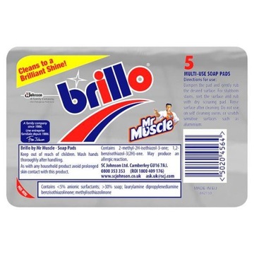 MR MUSCLE Brillo multifunkcyjny czyścik 5szt