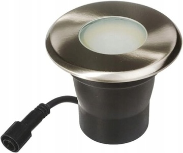 Easy Connect 65458 - lampa do zabudowy do drewna okrągła stal szlachetna