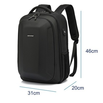 Рюкзак AoPin для ноутбука 15,6 дюйма, просторный, с USB и RFID, усиленный, водонепроницаемый.