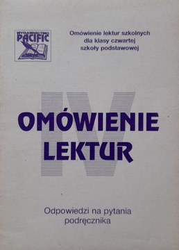 OMÓWIENIE LEKTUR - Dla klasy IV szkoły podstawowej