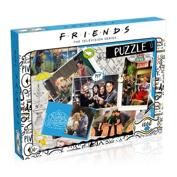 PUZZLE PREMIUM Friends - Scrapbook - Wspomnienia (1000) PRZYJACIELE