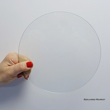 Круглое стекло, прозрачный круг, 3 мм - диаметр 20 см.