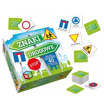 Gra edukacyjna Znaki drogowe PAMIĘĆ memory