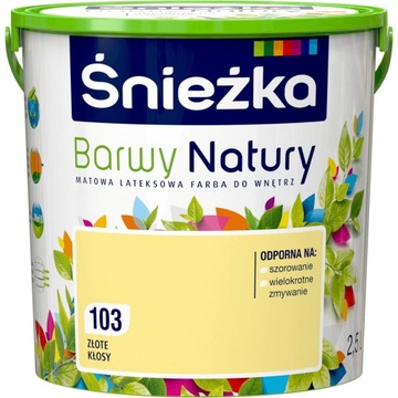 ŚNIEŻKA BARWY NATURY Złote Kłosy 103 2,5L