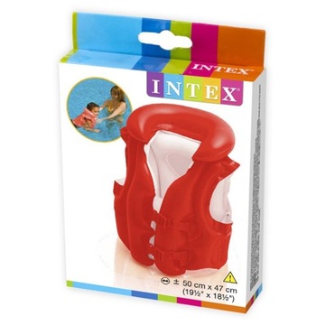 Kamizelka do pływania czerwona Intex ZI-58671