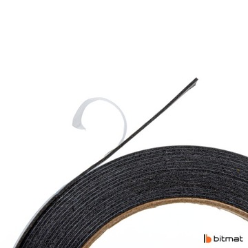 Двусторонняя клейкая монтажная лента 0,8мм х 6мм х 5м Битмат, прочный акрил