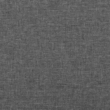 Каркас кровати vidaXL с изголовьем темно-серый, 160x200 см, тканевая обивка