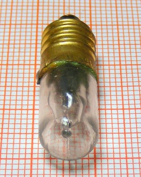 Неоновая лампа 220В NW3065 резьба Е10 ПОЛАМ - цена за 2 шт.