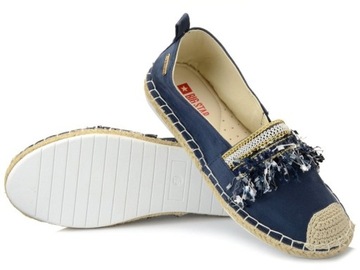 Espadryle Big Star DD274761 Granatowe 39