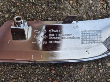 RENAULT OE 260449387R LIŠTA NÁRAZNÍKU CHRÓM
