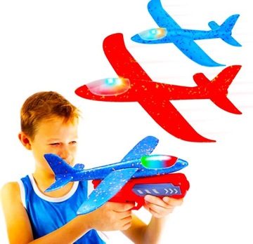 НАБОР ПУСКОВОГО ПИСТОЛЕТА СО СВЕТОДИОДНОЙ ПЕНОЙ ПОДАРОК ​​ДЛЯ САМОЛЕТА