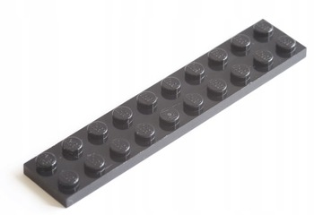 Lego płytka 2x10 3832 czarny