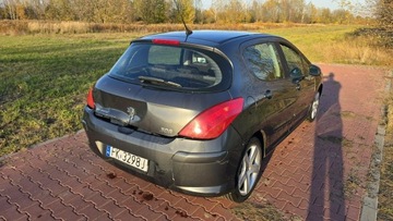 Peugeot 308 I Hatchback 5d 1.6 VTi 120KM 2008 Peugeot 308 Lekko Uszkodzony Pali Jeżdzi 1.6 B, zdjęcie 4