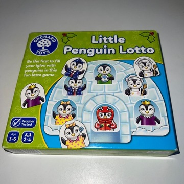 Gra angielska LITTLE PENGUIN LOTTO nowa ekstra jakosć ORCHARD TOYS