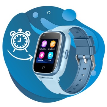 Умные часы для детей CALMEAN Touch 2 GPS 4G GAMES WATER RESISTANT синие