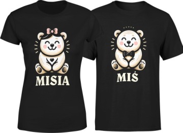 ФУТБОЛКИ ДЛЯ ПАР ПОДАРОК ​​НА ДЕНЬ СВЯТОГО ВАЛЕНТИНА TEDDY BEAR ДЛЯ ВЛЮБЛЕННЫХ С МИШКОЙ XXL