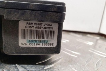 SIRÉNA ALARMU RENAULT KOLEOS I (HY_) 28487JY00A 2.0L DIESEL 110KW 2009