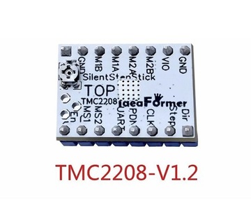 STEPSTICK TMC2208 V1.2 UART обеспечивает бесшумную работу двигателей