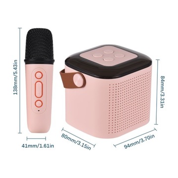 Mini Karaoke Machine Portable Microphone Sound