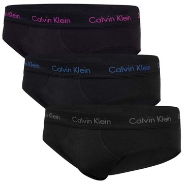 CALVIN KLEIN BRIEF - SLIPY MĘSKIE 3 PACK CZARNY S