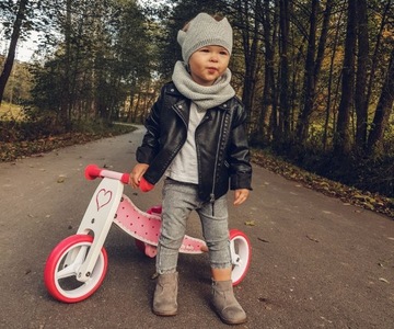 Автомобиль Jake Natural Bicycle Wood Running 2in1 Running Уроки вождения Light