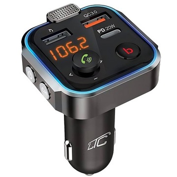 FM-ПЕРЕДАТЧИК BLUETOOTH ЗАРЯДНОЕ УСТРОЙСТВО ДЛЯ MP3 2XUSB SD LCD