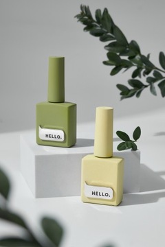 HELLO Tint Base Гуакамоле цветная база для маникюра 15 мл