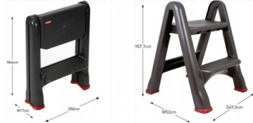 Табурет-лестница Складной табурет 2 ступеньки CURVER