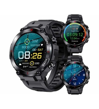 СМАРТ-ЧАСЫ С GPS МУЖСКИЕ ЧАСЫ ПОЛЬСКОЕ МЕНЮ 480 мАч
