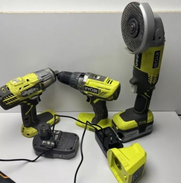 КОМПЛЕКТ ЭЛЕКТРОНИКИ RYOBI /R18IW3/R18PD3/R18AG/1AKU 4.0AH/1AKU 2.0AH/L