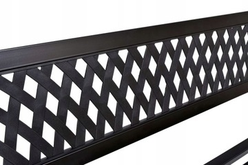 САДОВАЯ СКАМЬЯ ДЛЯ ПАРКОВОЙ ТЕРРАСЫ МЕТАЛЛИЧЕСКАЯ СТАЛЬНАЯ СКАМЬЯ 125 см