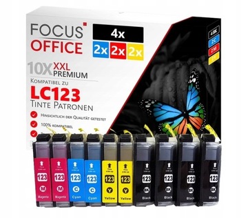 Tusz do drukarki BROTHER DCP-J132W DCP-J152W LC123