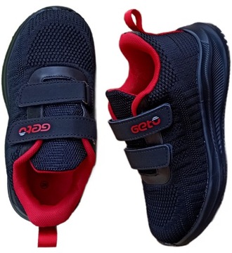 Lekkie buty sportowe, trampki, adidasy dziecięce r27 czarne P1-173