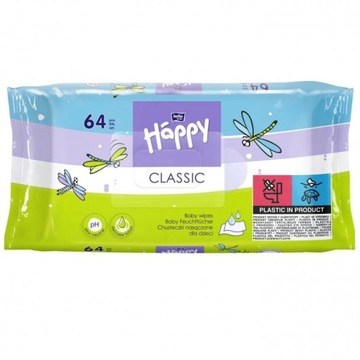 CHUSTECZKI BELLA BABY HAPPY CLASSIC WIT.E 6x64 szt