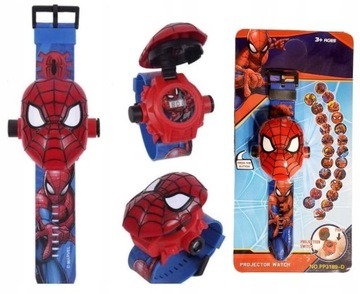 ПЕРЧАТКИ ЧЕЛОВЕКА-ПАУКА + ПУЛЬТ + СТРЕЛЫ + МАСКА + НАБОР ЧАСОВ