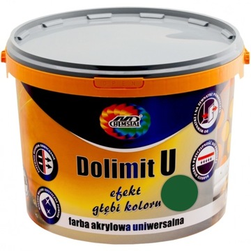 Farba akrylowa DOLIMIT U CHEMSTAL Zielony 3L