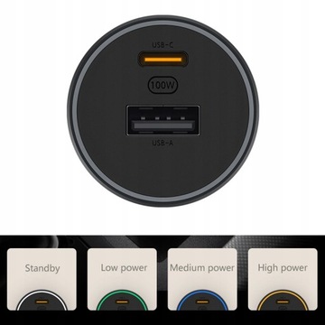 Автомобильное зарядное устройство Xiaomi USB Type C 5000 мА