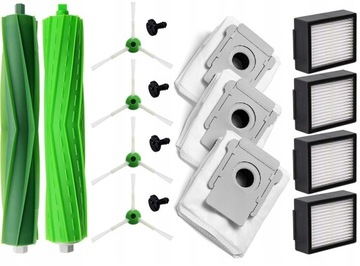 SZCZOTKI WAŁKI FILTRY WORKI do iRobot Roomba COMBO J7 J7+ J9 J9+ PLUS