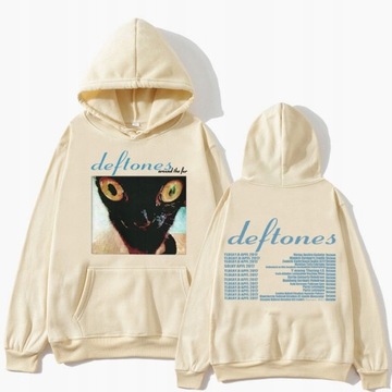 bluza Deftones wokół futra Tour z kapturem zS
