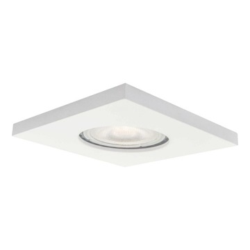 Lampa sufitowa wpuszczana łazienkowa kwadratowa biała oczko Light Prestige