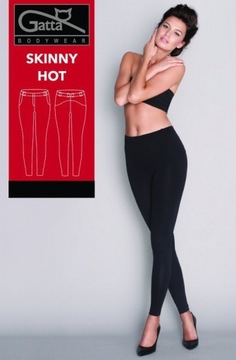 Gatta Getry Spodnie Legginsy SKINNY HOT S