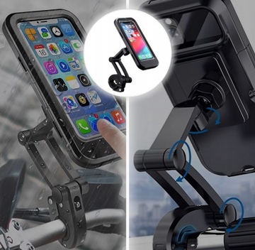 Водонепроницаемый ДЕРЖАТЕЛЬ ДЛЯ ВЕЛОСИПЕДА, МОТОЦИКЛА, ЧЕХОЛ ДЛЯ СКУТЕРА + БЕСПЛАТНЫЙ ЗВОНОК