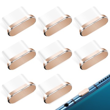 ZAŚLEPKA PORTU USB C ZATYCZKA PRZECIWPYŁOWA USB C OSŁONA USB C 8 SZT