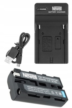 ŁADOWARKA+BATERIA AKUMULATOR NEWELL do SONY NP-F570 NP-F550 NP-F530 2600mAh