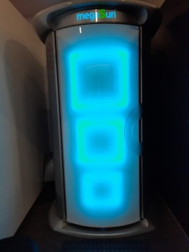 Солярий MegaSun 2000 Space Tube с вибрацией