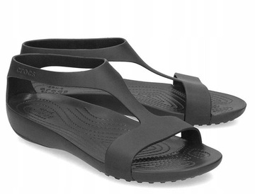 Crocs Sandały SERENA CZARNE 205469 W8 38,5