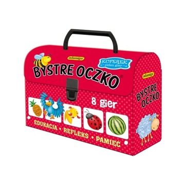 Adamigo Gra edukacyjna BYSTRE OCZKO + Kuferek 3+
