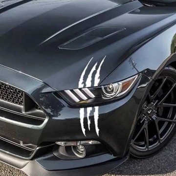 АВТОМОБИЛЬНАЯ НАКЛЕЙКА MONSTER CLAWS ЧЕРНАЯ