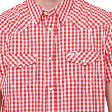 РУБАШКА WRANGLER SS WESTERN ТОМАТНЫЙ W5J04MX57 XL